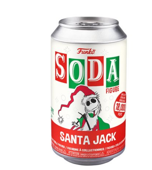 Funko Soda: Disney - The Nightmare Before Christmas - Santa Jack with Chase Vinyl Figure