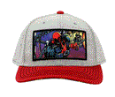 Marvel Comics - Deadpool Sublimated Patch Elite Flex Pre-Curved Bill Snapback