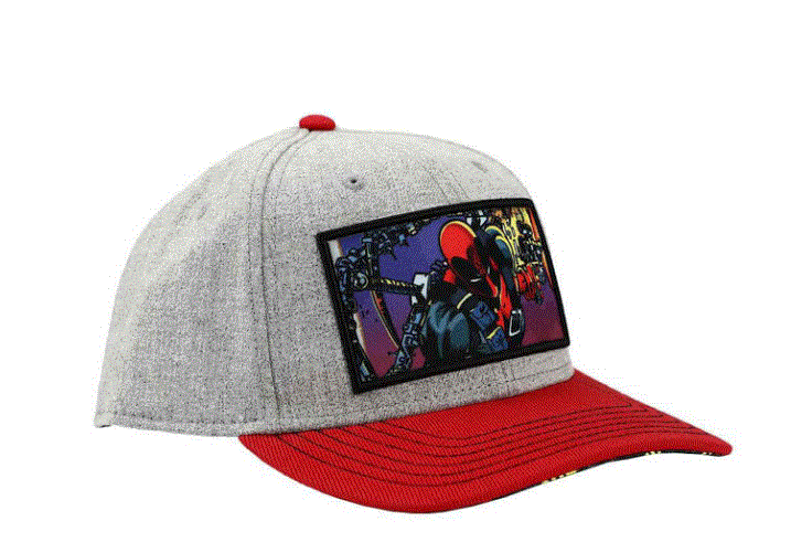 Marvel Comics - Deadpool Sublimated Patch Elite Flex Pre-Curved Bill Snapback