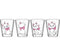 The  Aristocats - Marie Poses 1.5oz Shot Glass Set (4 Pack)