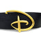 Disney Signature Gold D Logo Enamel Cast Buckle Black Belt - Kryptonite Character Store