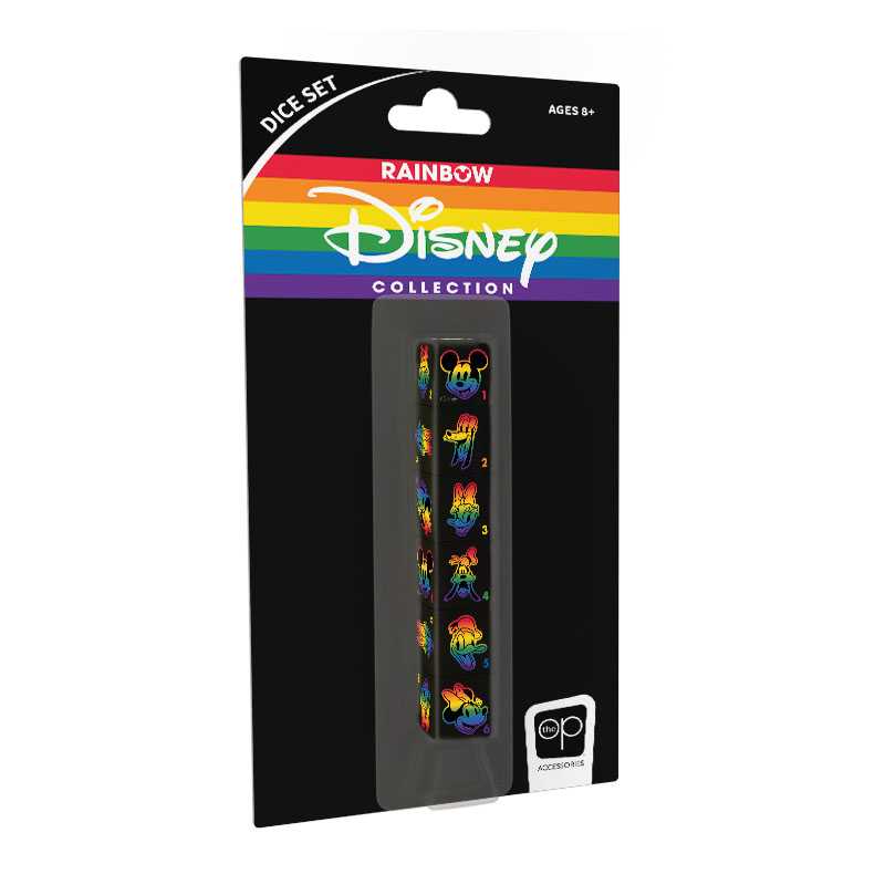 Disney - Rainbow LQBT Dice Set