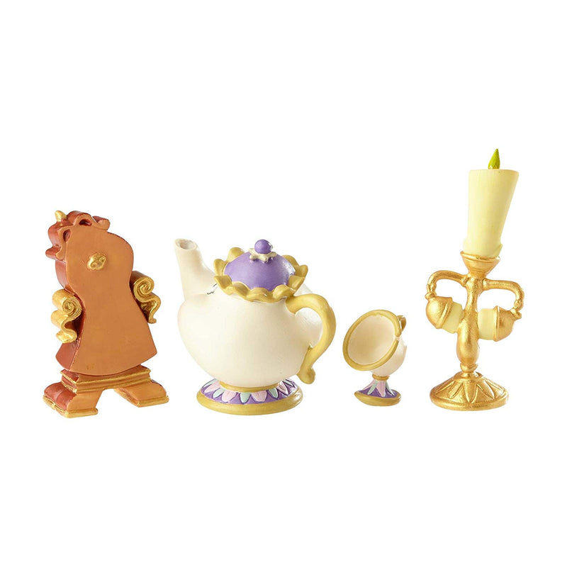  Disney Showcase Beauty and The Beast Figurine Set, Multicolor - Kryptonite Character Store