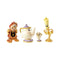  Disney Showcase Beauty and The Beast Figurine Set, Multicolor - Kryptonite Character Store