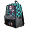 Demon Slayer Checker Print Backpack - Kryptonite Character Store