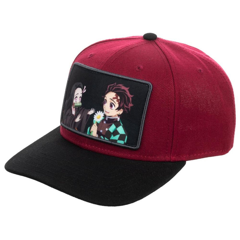 Cargue la imagen en el visor de la galería, Demon Slayer Sublimated Patch Pre-Curved Snapback - Kryptonite Character Store
