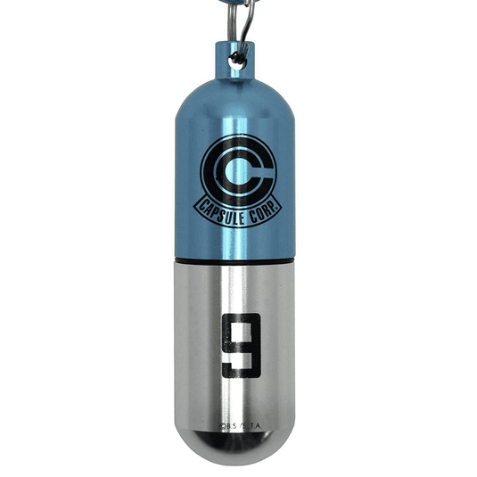 Dragon Ball Z Blue Capsule Corp. Keychain - Kryptonite Character Store