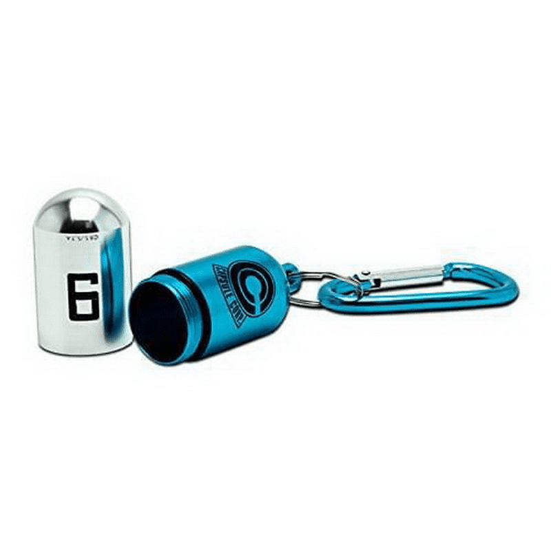 Load image into Gallery viewer, Dragon Ball Z Blue Capsule Corp. Keychain - Kryptonite Character Store
