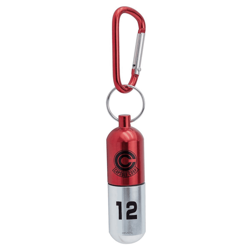 Dragon Ball Z Red Capsule Corp  Keychain  - Kryptonite Character Store