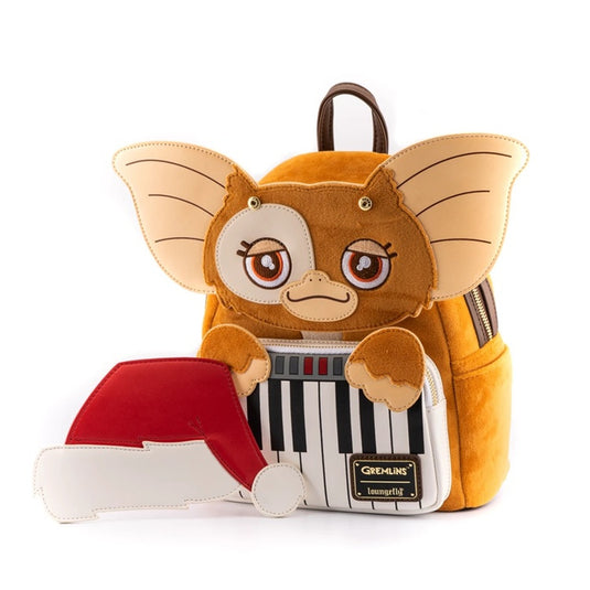 Loungefly Gremlins: Gizmo - Holiday Cosplay with Removable Hat Mini Backpack