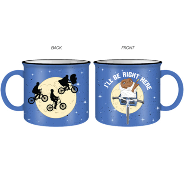 E.T. the Extra-Terrestrial - The Extraterrestrial Moon Bikes be Right Her Jumbo Ceramic Camper Mug