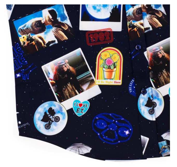 E.T. the Extra-Terrestrial - "Celestial Greetings" Kunuflex Short-Sleeve Shirt