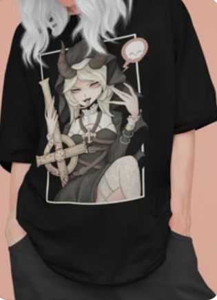Kawaii Krypt - Demon Nun T-Shirt