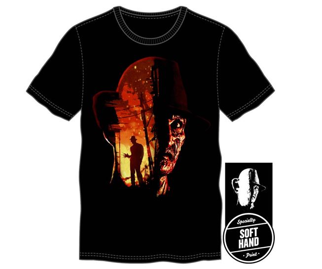 Cargue la imagen en el visor de la galería, Pesadilla en Elm Street - Trap camiseta negra para hombre
