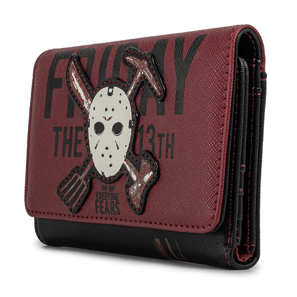 Friday the 13th - Jason Mask Trifold Wallet, Loungefly