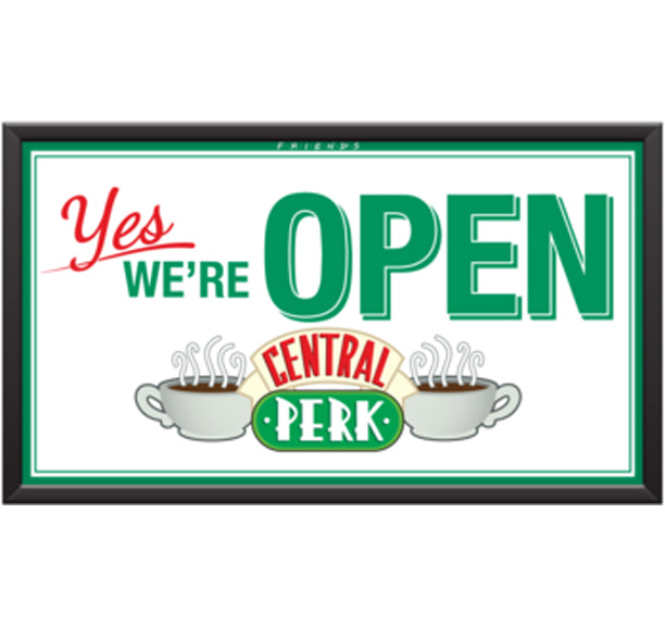 Friends - We're Open 10" x 18" Framed Wall Art