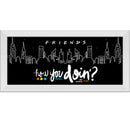 Friends: How You Doin - Skyline 12" x 5" Framed Wall Art