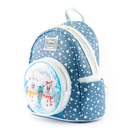 Disney: Snowman - Minnie & Mickey Mouse Snow Globe Mini Backpack, Loungefly