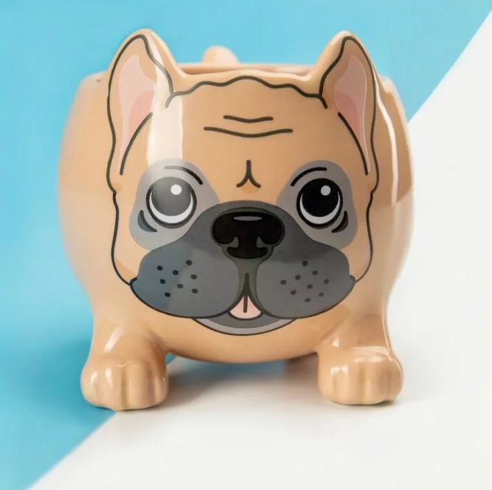 Frenchie Bulldog 3D Shaped Ceramic Mug