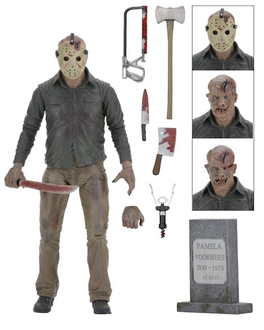 Friday the 13th 7″ Scale Action Figure ‑ Ultimate Part 4 Jason - Kryptonite Character Store
