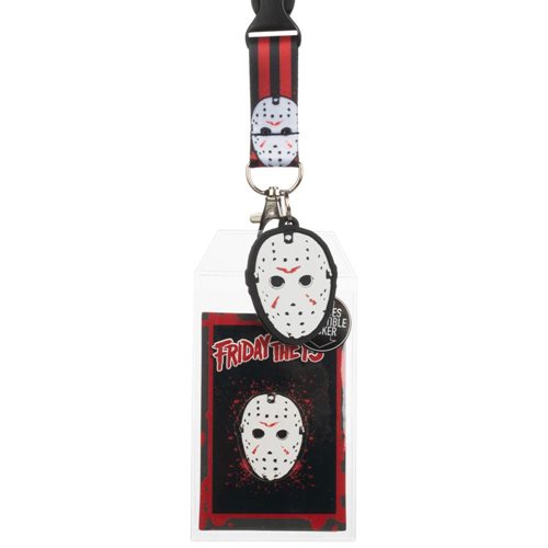 Cargue la imagen en el visor de la galería, Friday the 13th Lanyard with Mask Charm - Kryptonite Character Store
