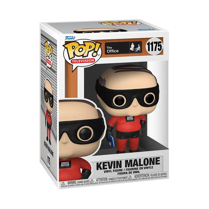 Funko POP! TV : The Office - Kevin Malone dans le rôle du super-héros Dunder Mifflin