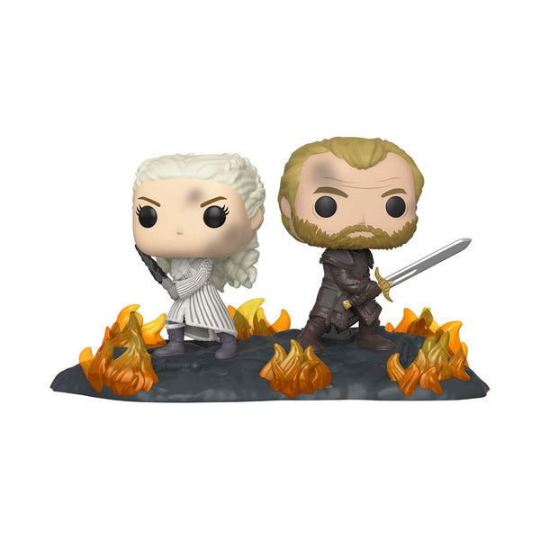 POP Movie Moment: Game of Thrones - Daenerys and Jorah with Swords- Kryptonite Character Store