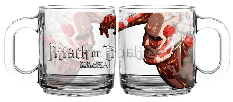 Attack on Titan - Colossus Titan Glass Coffee Mug