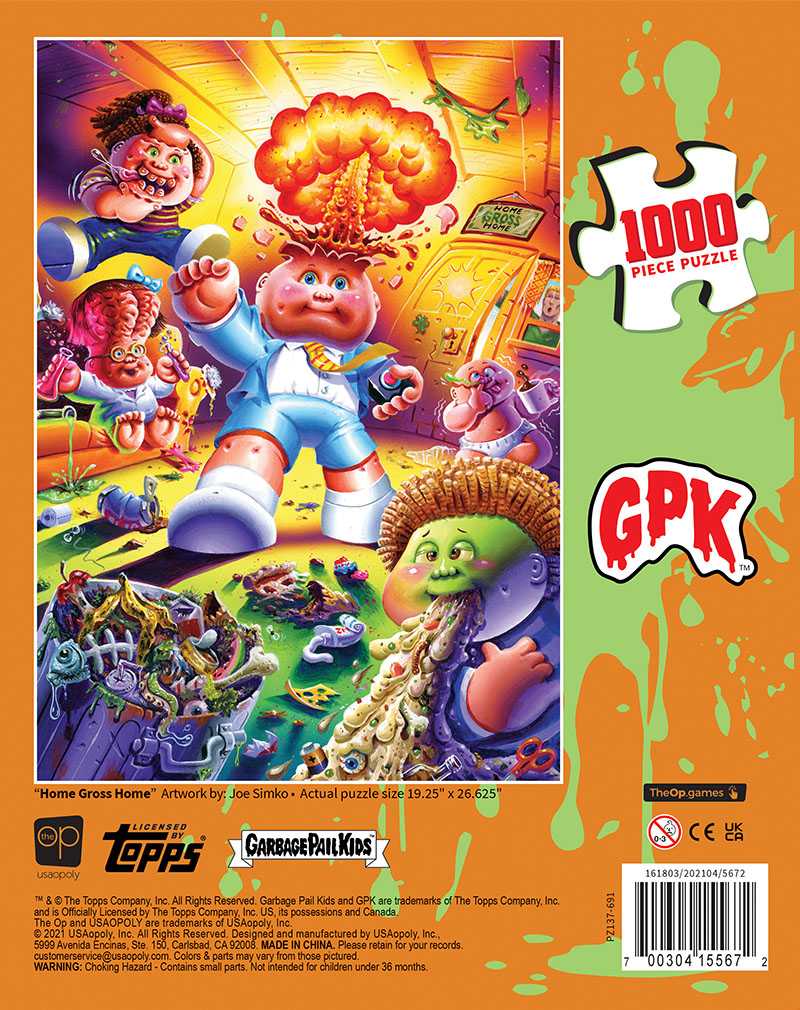 Garbage Pail Kids - “Home Gross Home” 1000 Piece Puzzle