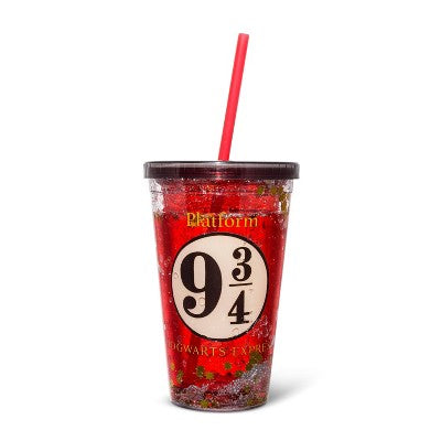 Harry Potter - Hogwarts Express 14oz Plastic Straw Cup