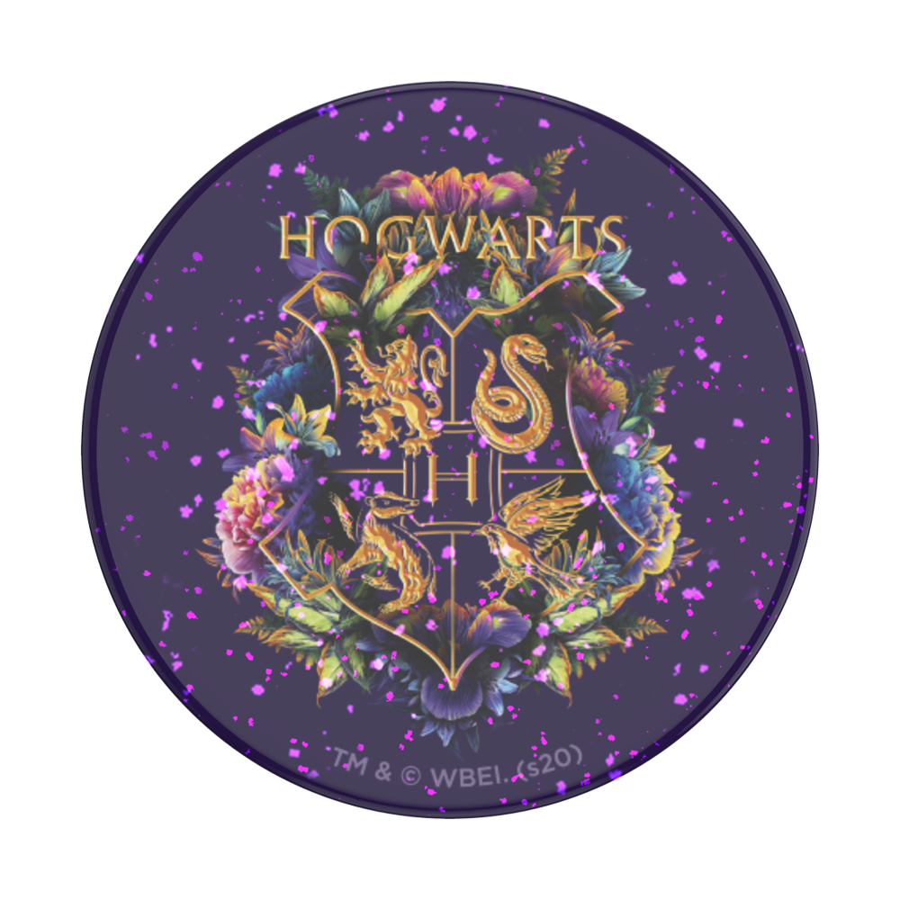 PopSocket: Harry Potter - Glitter Hogwarts Floral – Kryptonite ...