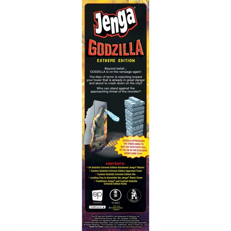 Godzilla - Extreme Edition Jenga Game