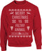 Home Alone - Filthy Crosstitch Red Adult Sweater Sweatshirt