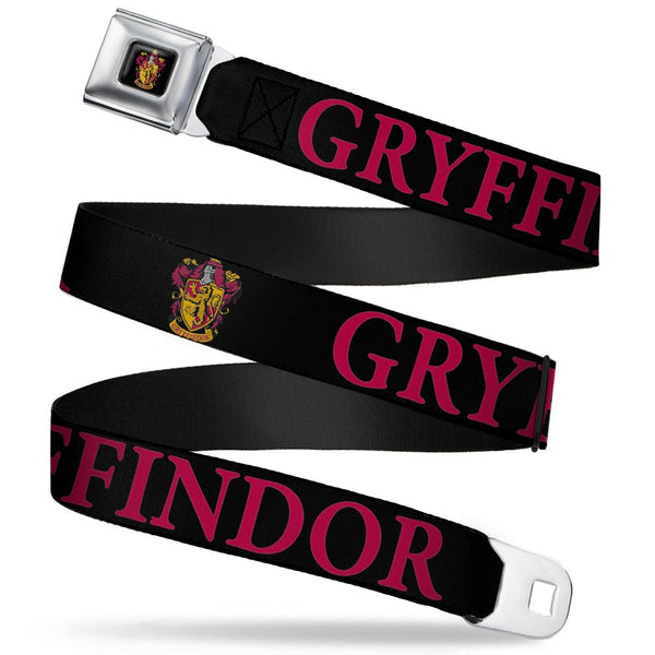 Harry Potter - Gryffindor & Crest Full color Seatbelt Buckle Belt