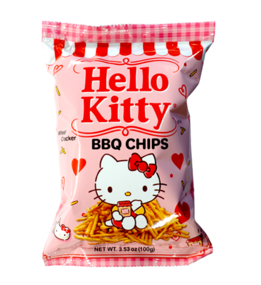  HELLO KITTY Wheat Cracker BBQ Chips 
