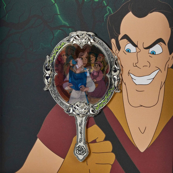 Disney: La Bella y la Bestia - Pin de caja de coleccionista con espejo de 3"