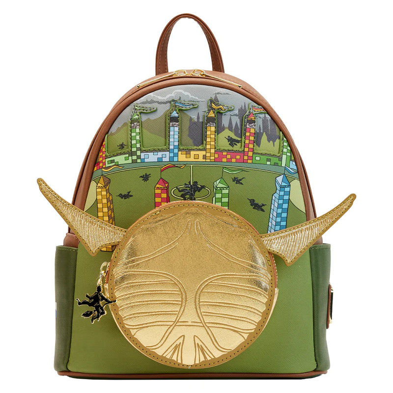 Load image into Gallery viewer, Loungefly Harry Potter! Golden Snitch Mini Backpack
