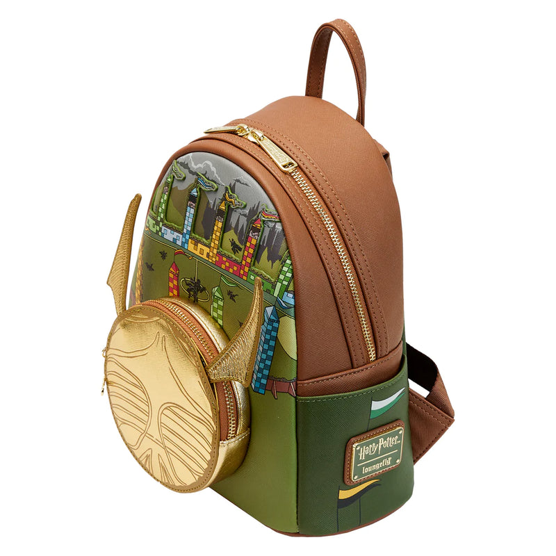 Load image into Gallery viewer, Loungefly Harry Potter! Golden Snitch Mini Backpack
