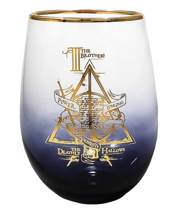 Harry Potter and the Deathly Hollows Stemless Wineglass - Kryptonite Character Store
