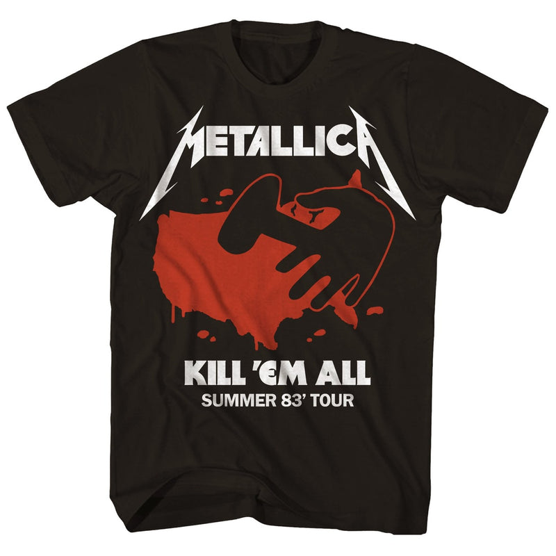Load image into Gallery viewer, Metallica - Kill Em All Summer 83 Tour T-Shirt
