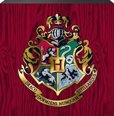 Harry Potter - Hogwarts Crest Box Sign
