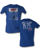 Jaws - Movie Classic Adult Fitted Jersey T-shirt - Kryptonite Character Store