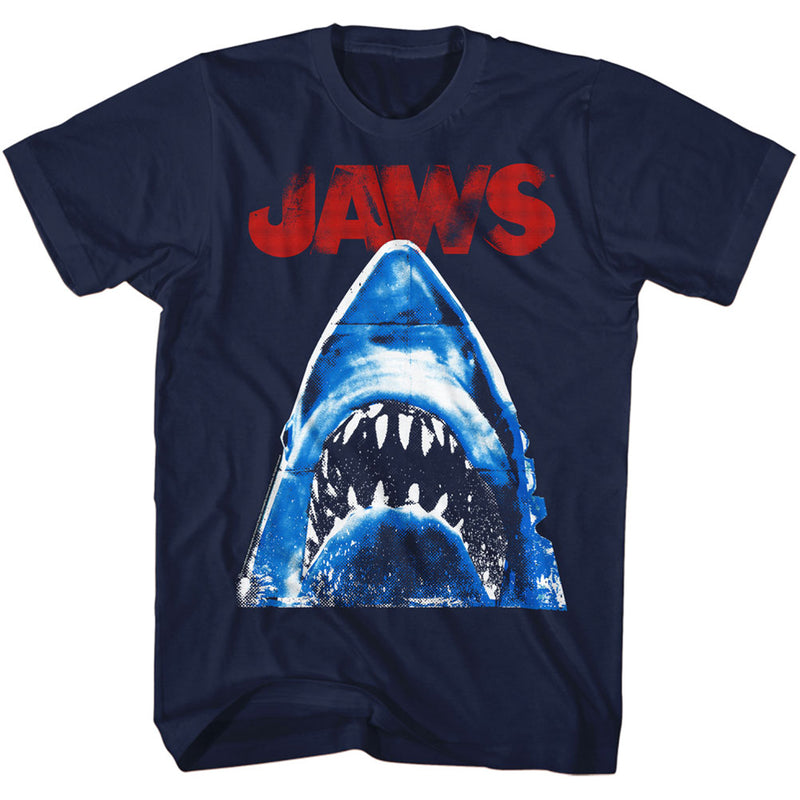 Chargez l&#39;image dans la visionneuse de la galerie, Jaws - Movie Classic Adult Fitted Jersey T-shirt - Kryptonite Character Store
