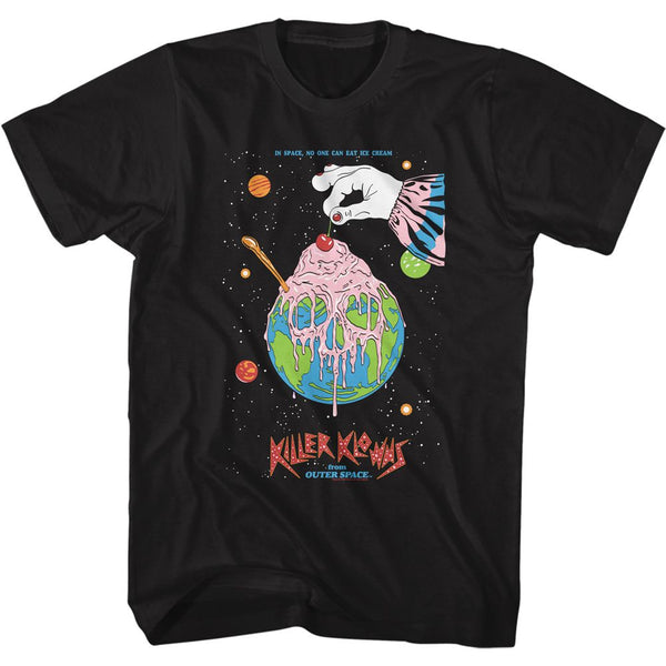 Killer Klowns Earth avec cerise sur le t-shirt pour hommes