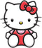 Hello Kitty - Hucha de peluche con pose sentada
