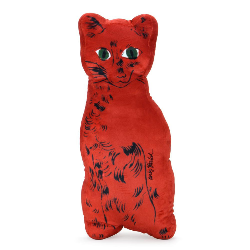 Andy Warhol 18" Red Cat Plush