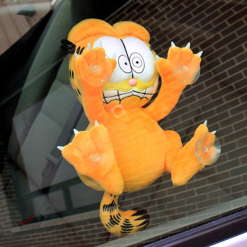 Garfield Scared - Suction Cup Window Clinger 8" Plush