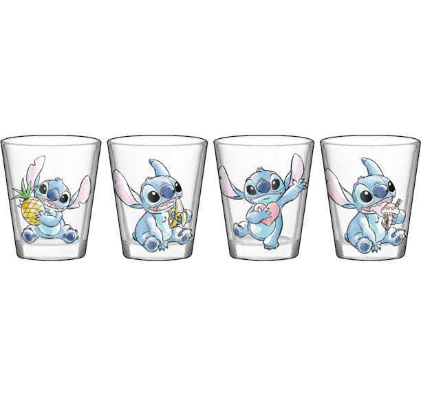 Disney : Lilo &amp; Stitch - Ensemble de verres à shot Props de 1,5 oz (paquet de 4)