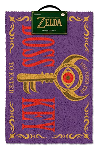 Load image into Gallery viewer,  Legend of Zelda Boss Key Outdoor Doormat - Krypronite Character Store
