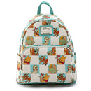 Disney Checkered Characters Mint Mini Backpack - Kryptonite Character Store 